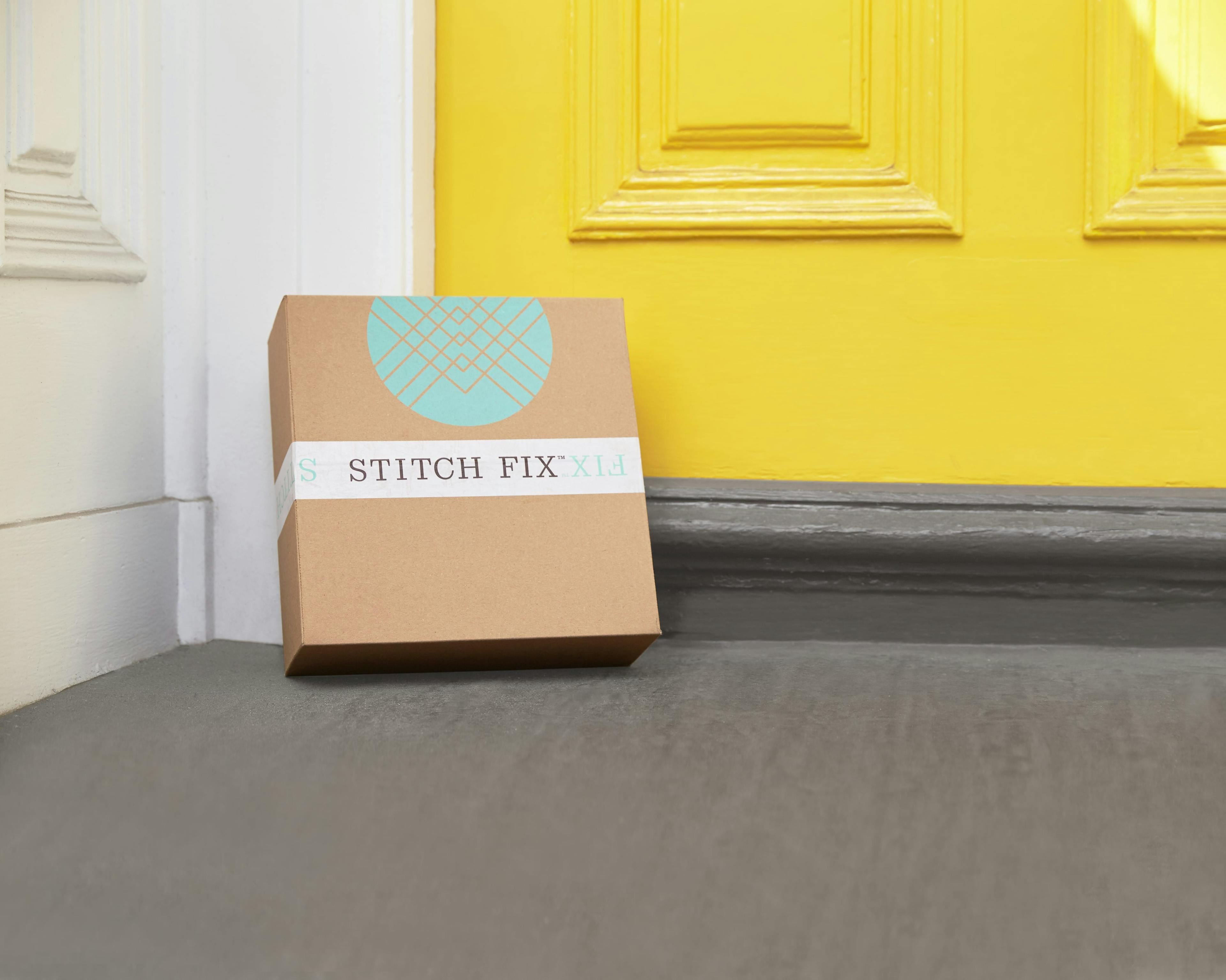 Stitch Fix Box on Doorstep